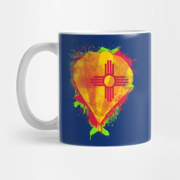 New Mexico Flag Souvenir by Anoncactusart